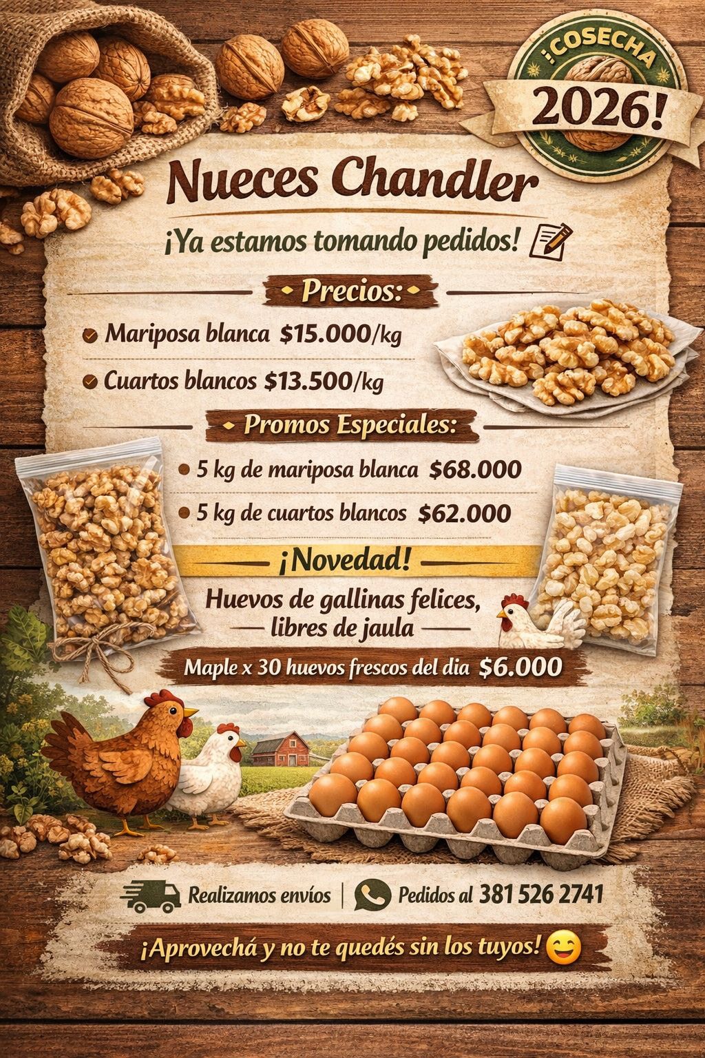 Huevos y Nueces